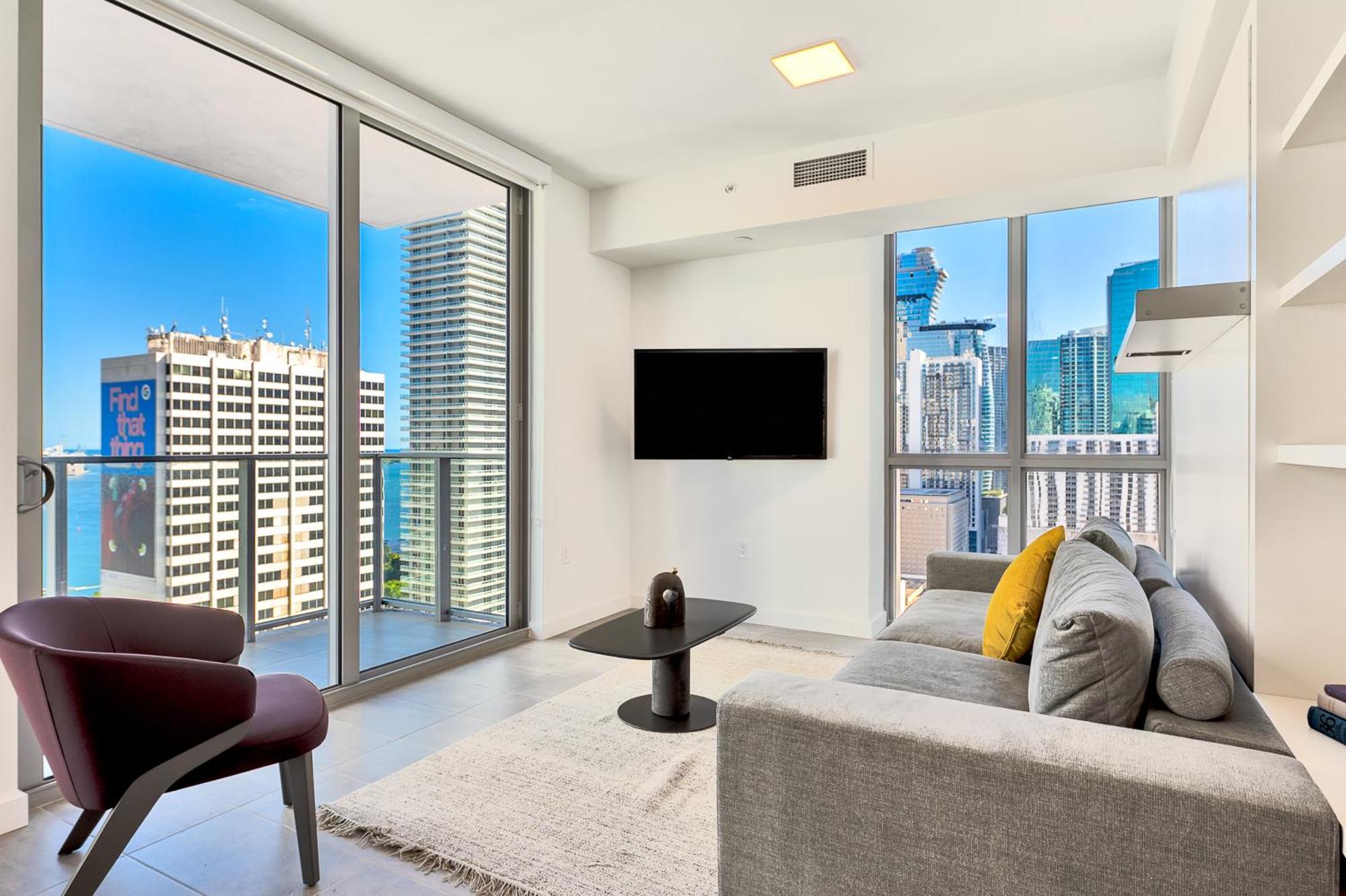 Spacious Studio In The Heart Of Downtown Miami Apartment Ngoại thất bức ảnh